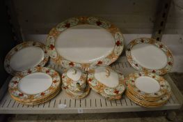 A Doulton Selbourne part dinner service.