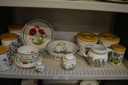 Quantity of Portmeirion Botanic Garden china.