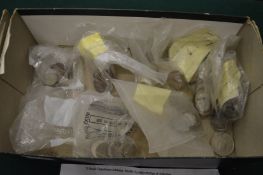 A quantity of coins.