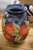 A Moorcroft style vase.