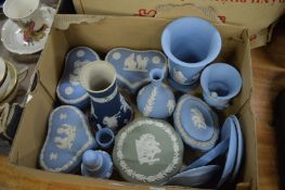 Quantity of Wedgwood Jasperware china.