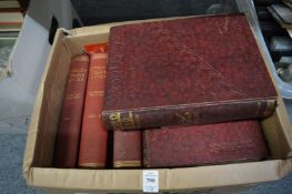 Quantity of books and postcards.