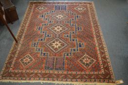 Persian design rug, 190cm x 145cm.