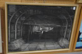 Middlehurst, loading coal, watercolour, signed and dated 1967.