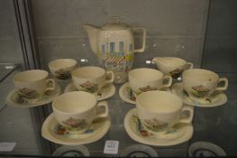 A Mid Winter Riviera coffee service.