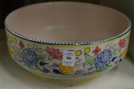 Two Poole pottery bowls.