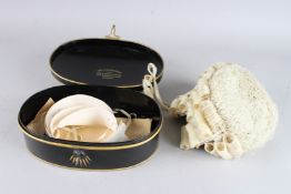 R. B. WASSERSON ESQ. A LAW WIG AND COLLAR by Ede & Ravenscroft, Chancery Lane, London, in a tin