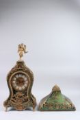 AN 18TH CENTURY BOULLE BRACKET CLOCK with brass inlay. 2ft 6ins with a bracket.