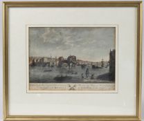 ENGLISH SCHOOL (18TH CENTURY) View of the collapsed bridge at Newcastle upon Tyne, 'To the Right