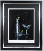 MICHAEL GODDARD 'Marlin Martini' limited edition colour print 72/495, signed in pencil, 'Art