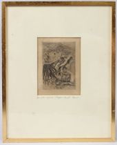 PIERRE-AUGUSTE RENOIR (1841-1919) 'Chapeau epingle' drypoint, signed in the plate, 14 x 10.5cm