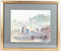 GEORGE WEISSBORT (1928-2013) By the River. Signed and dated 1960. Pastel. 12