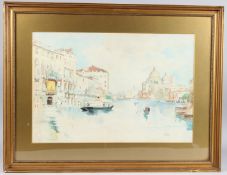 M.GRAY (20TH CENTURY) View of Venice, watercolour, signed, 33 x 49cm