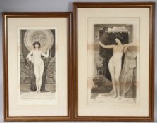 JOHN WILLIAM GODWARD (1861-1922) 'Campaspe', lithographic print, published by Arthur Tooth, signed