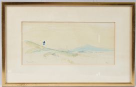 HUGH CASSON (1910-1999) 'Persepolis' watercolour, signed with initials and inscribed in ink, 12.5