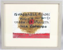 ALAN DAVIE (1920-2014) 'Untitled OG 4323 2013' oil on paper, signed and dated 2013, Gimpel Fils