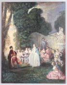 GEORGE WEISSBORT (1928-2013) The Fete. Oil on board, unframed. 30