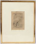PIERRE-AUGUSTE RENOIR (1841-1919) 'La Plage' Drypoint, signed on the plate, 14.5 x 10cm
