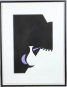 PATRICK CAULFIELD RA (1936-2005) 'Lung Ch'uan ware and black lamp From White Ware Prints, 1990',