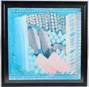 AFTER HOWARD HODGKIN 'Red Bermudas' limited edition lithographic print, initialled, 42 x 42cm (a/f)