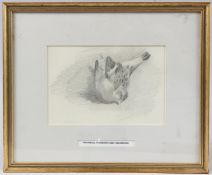 ARCHIBALD THORBURN (1860-1935) 'Brambling' pencil sketch of a bird, 13 x 20cm