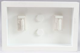 SIR EDUARDO PAOLOZZI KBE, RA, HRSA, (SCOTTISH 1924-2005) Four element relief, plaster cast, in