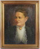 19TH CENTURY SCHOOL Head and shoulder portrait of a woman, oil on canvas, 59 x 45cm