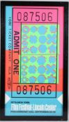 ANDY WARHOL Ticket Stub exhibition poster for the Fifth New York Film Festival, Lincoln Centre,