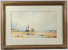 THOMAS SIDNEY (LATE 19TH / EARLY 20TH CENTURY) 'The Lighthouse Margate' watercolour, signed and