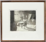 NORMAN ACKROYD (1938-2024) 'Study of sunlight - Co. Galway' aquatint, signed and inscribed in