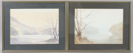 EDWIN GRIEG HALL (1929-2017) 'Coniston from Brantwood' and 'Ullswater from Watermillock' pair of