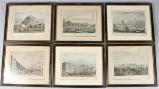 ENGLISH SCHOOL (19TH CENTURY) six significant views around London including 'Wyld's Monster