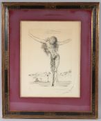 SALVADOR DALI (1904-1989) 'Le Christ au-dessus de Cadaques', etching, signed and numbered 964/125 in