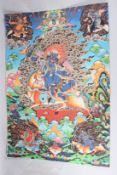A TIBETAN THANGKA.