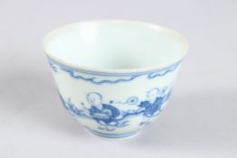 A CHINESE BLUE AND WHITE BOWL bearing Chenghua six-character mark.