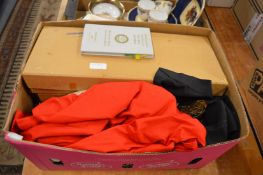 Quantity of masonic regalia.