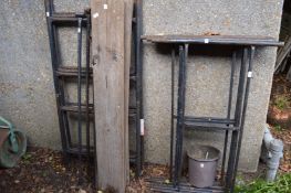 A tower scaffolding system.