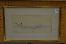 Hugh Casson, Persepolis, watercolour.