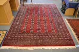 A modern Bokhara style carpet, 277cm x 193cm.