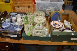 Quantity of decorative and household china to include part dinner services etc.