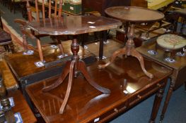 Two occasional tables.