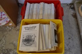 A large quantity of Antiquarian Horology magazine etc.