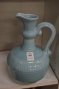A Chinese turquoise glazed ewer.