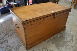 A pine carpenters chest.