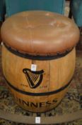A 'Guinness' barrel seat.