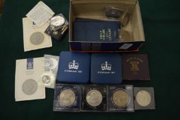 A group of collectors coins.