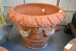 A good large classical style moulded terracotta jardiniere.