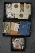 Large quantity of collectors and other coins.