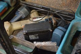 Various power tools to include angle grinder, circular saw etc, all with cases.