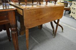 A 19th century mahogany Pembroke table.